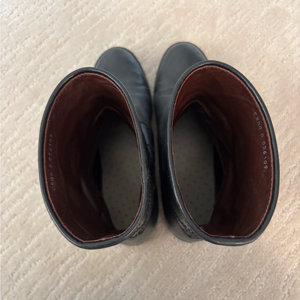 CHANEL Black Ankle Boots with Quilted Design - Picture 10 of 11